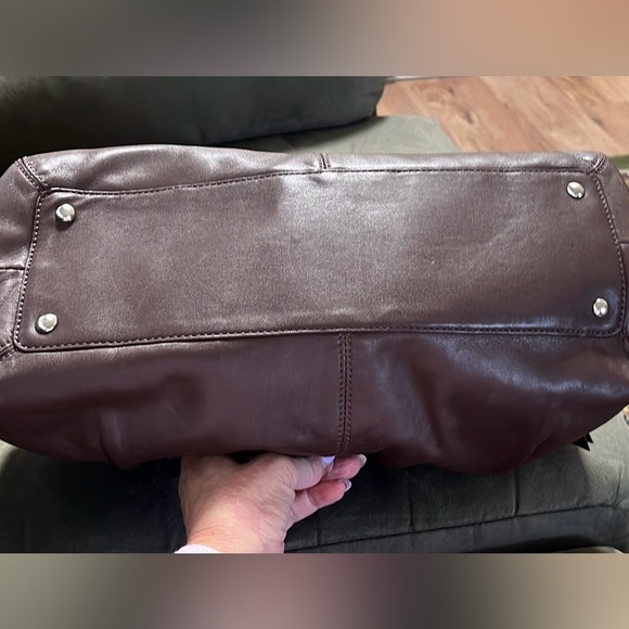 Coach Brown Leather Soho Hampton Tote Bag - Picture 7 of 8